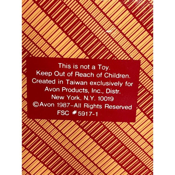 Belvedeer The Christmas Reindeer Ornament Avon Gift Collection 1987 Exclusive - Picture 12 of 13